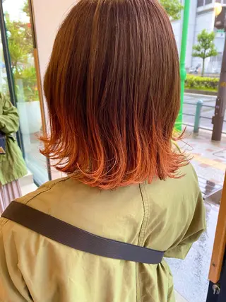 ミディアム カラー 艶髪🌟髪質改善✨ Zinaヤマダ チサのヘアスタイル