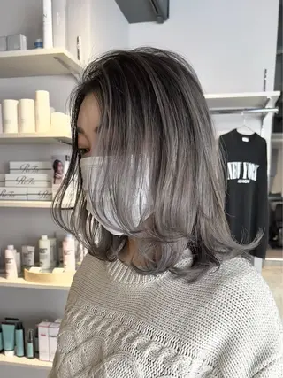 カラー 透明感カラー/レイヤ ーhinata.のヘアスタイル
