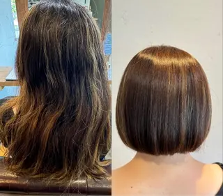 ショート opsia所属・艶カラー×レイヤー Natsumiのヘアスタイル