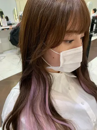 ロング カラー 🦋　大塚 絢　🦋のヘアスタイル