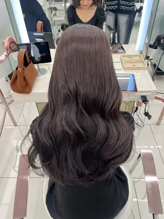 カラー 𝑺𝑨𝑾𝑨🤍 艶モテ透明感カラーのヘアスタイル