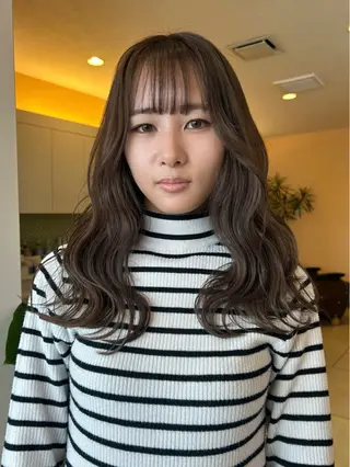 セミロング カラー 💙ルル💙 ハイトーン/レイヤーのヘアスタイル