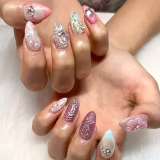 ネイル Nail ヌシん家 AKANEのネイルデザイン