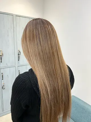 カラー miu🌝 ハイライト/一宮のヘアスタイル