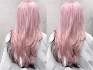 セミロング ブリーチ/エクステ LOWRL【ロウル】のヘアスタイル