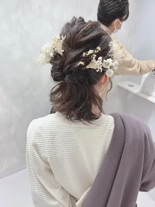 ショート ヘアアレンジ アイブロウ ウプエステティック所属・韓国肌管理 ウプエステティックのエステ・リラクイメージ