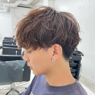 ショート パーマ メンズ 【柏メンズパーマ職人 】店長　KAZUMAのヘアスタイル