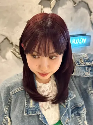 ロング カラー レイヤー/透明感/ 顔周り/kana🩰のヘアスタイル