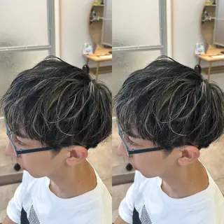 ショート TELA HAIR 稲毛店【テーラヘアー】所属・✨レイヤーカット✨ メンズパーマ沼尾隆一のヘアスタイル