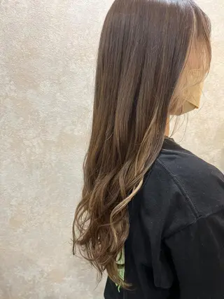 ロング ハイトーンカラー/メ ンズカット/舘山優羽のヘアスタイル