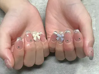 ネイル 【Zina京都駅前】 きぬがわ らむのネイルデザイン