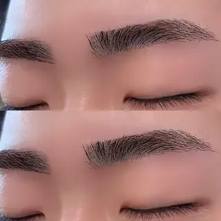 メンズ アイブロウ 🎀束感/バインド/ 𝐑𝐔𝐀🎀♡のマツエク・マツパデザイン