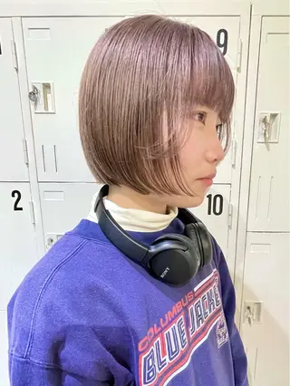 ミディアム カラー 大角  実希のヘアスタイル