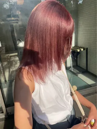 セミロング カラー 🌿ボブ/韓国レイヤ ー/masuda🌿のヘアスタイル