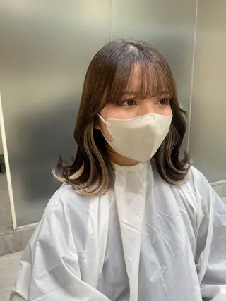 ミディアム アレンジ/レトロパー マ🌀/眉/Onのヘアスタイル