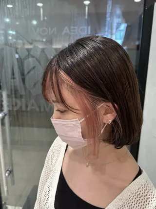 カラー Moka モデル募集のヘアスタイル