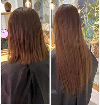 ロング 韓国ヘア×ハイトーン AYA💫のヘアスタイル