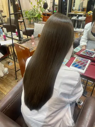 ロング kahona/カラー /パーマ/銀座のヘアスタイル