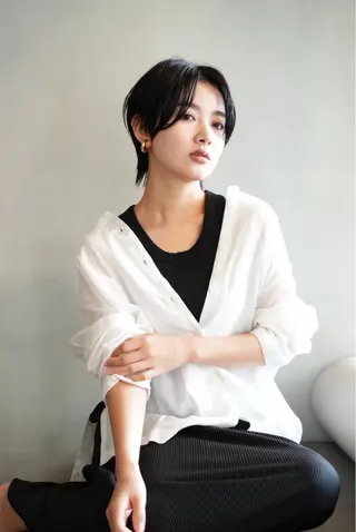 ショート カラー 加賀 千聖 /soigneのヘアスタイル