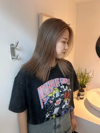 カラー VISION   aoyama所属・かがやしづ ⭐️ハイトーンのヘアスタイル