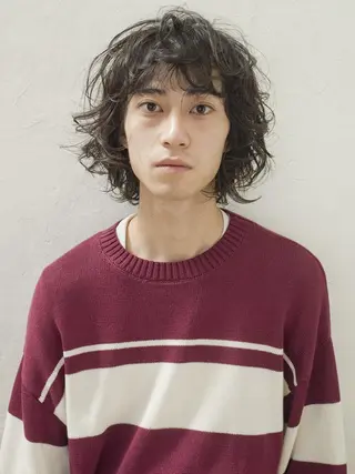 カラー パーマ メンズ 藤澤 春菜  /  ACAのヘアスタイル