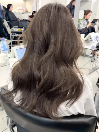 ロング カラー ヘアアレンジ ✨レイヤーカット/透 名感カラー特化✨のヘアスタイル