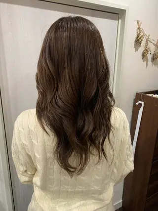 ロング カラー ヘアアレンジ 山本 優音のヘアスタイル