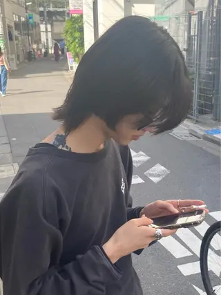 ショート ウルフレイヤー エクステ/kokiのヘアスタイル