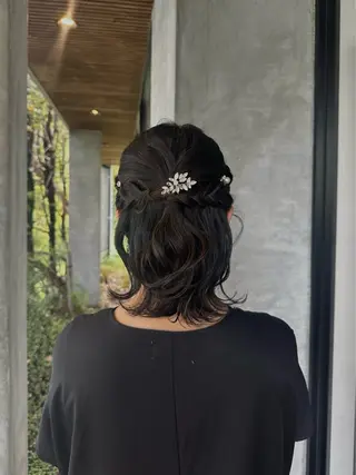 ミディアム ヘアアレンジ Lapis / miyu.のヘアスタイル