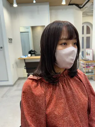 ミディアム カラー Dxxxx III所属・女性目線の大人 メンズ*Ayakaのヘアスタイル