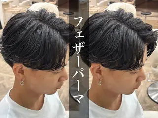 ショート パーマ メンズ パーマ職人DAIKI ツイスパ/波巻きのヘアスタイル