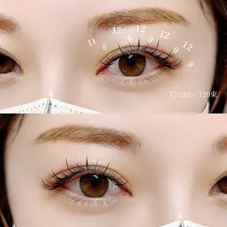 マツエク・マツパ Mimie【ﾐﾐｨ】 韓国風まつ毛🎀のマツエク・マツパデザイン