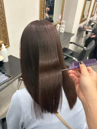 セミロング カラー 🖤N゜JILLVA 🤍店長/川田 栞のヘアスタイル