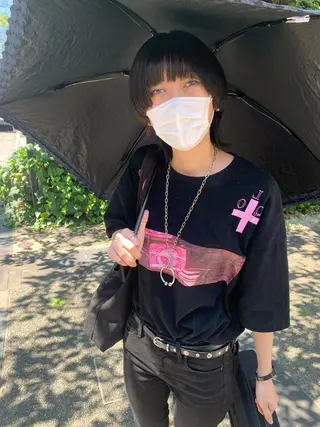 ミディアム 【ロングウルフカット 姫カット】伊藤裕哉のヘアスタイル