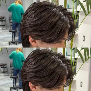 ショート メンズ メンズパーマ/艶 モテカラー/福井悟朗のヘアスタイル