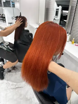 セミロング カラー ♡上品韓国髪♡ブラ ウン/SAYATOのヘアスタイル