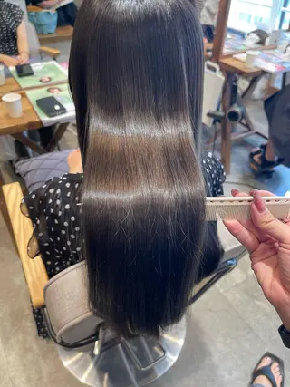 ロング SALOWIN川崎WEST所属・💐【柔らか質感】 縮毛矯正MIKU💐のヘアスタイル