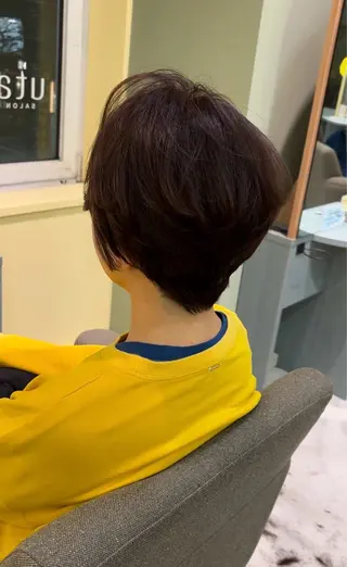 ショート レイヤー/透明感 カラー/nanokaのヘアスタイル