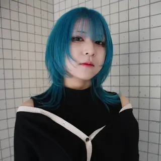 ミディアム カラー DEAN名駅店所属・デザインカラー AYA/DEANのヘアスタイル