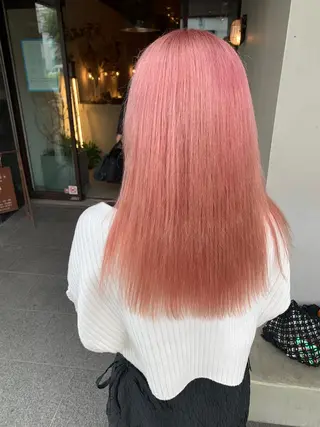 ロング カラー ブリーチ/アレンジ 天満/chihiroのヘアスタイル