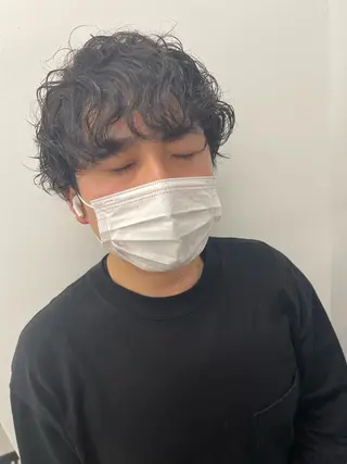 パーマ メンズ &chaLme   心斎橋所属・emi/髪質改善/ 韓国風/艶カラーのヘアスタイル