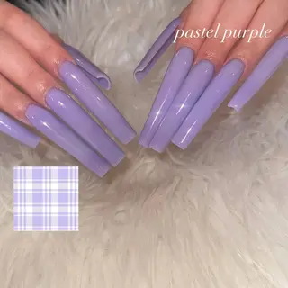 ロング LaLa Peach 崎原のネイルデザイン