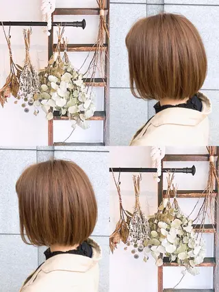 ショート カラー 全店売上No.1🏆 ✨深江裕稀のヘアスタイル