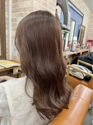 セミロング カラー 上質髪🪐 AIRI🪷‧₊˚のヘアスタイル