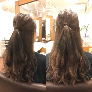 ロング 加藤 泰輔のヘアスタイル