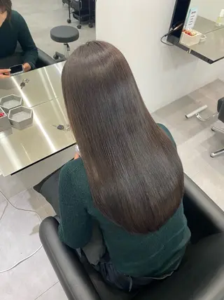 ロング 艶髪/縮毛矯正/ Core mikuaのヘアスタイル