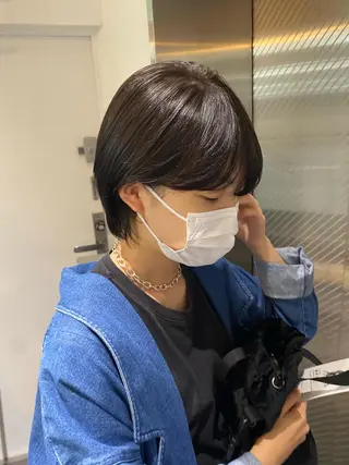 ショート カラー 三軒茶屋/レディース ヘア/Momoのヘアスタイル