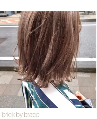 ミディアム 小関 仁晴のヘアスタイル