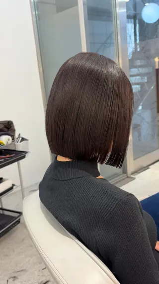 ショート zina S札幌 髪質改善&トリートメント&艶髪【ジーナ】所属・🍒韓国風ボブ🍒 syoのヘアスタイル