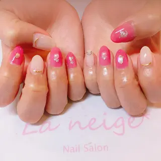 ネイル La neige* yuki 🥯🍑のネイルデザイン